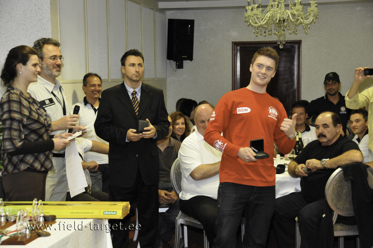 Suruõhupüsside 9. koht John Costello Inglismaalt 132 tabamusega